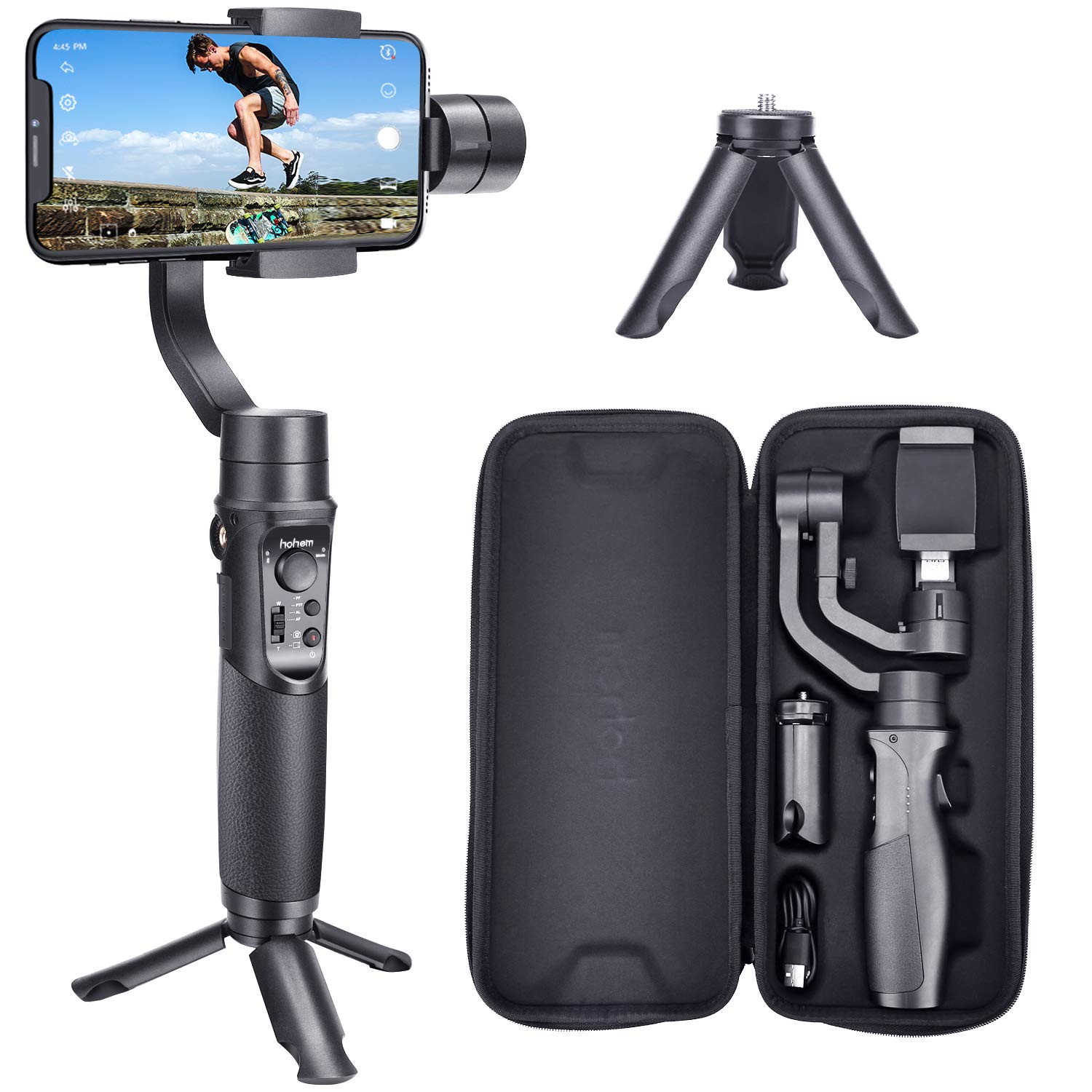 Smartphone Gimbal 3-Axis Handheld Stabilizer for iPhone and Smartphones