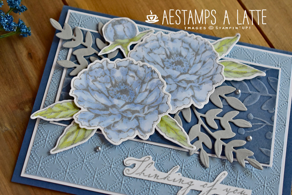 AESTAMPS A LATTE: Prized Peony #2