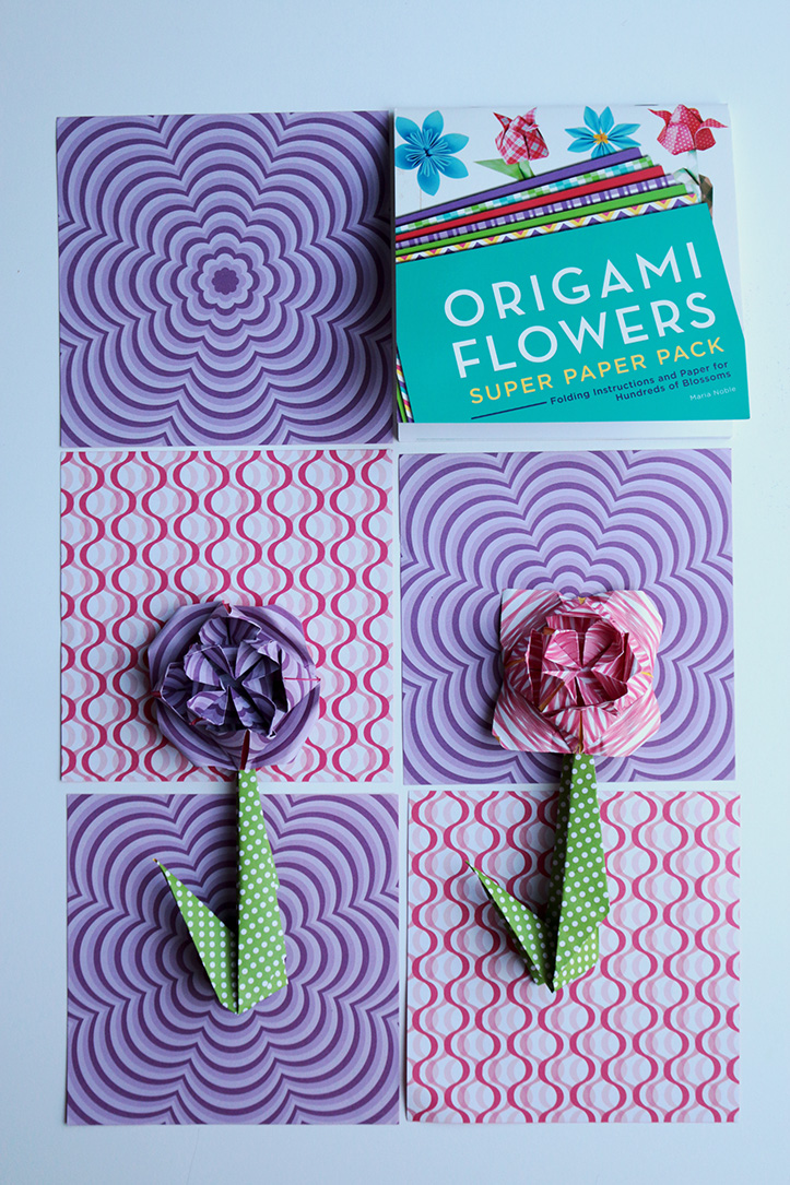 Origami Flowers Paper Kit Mother Day Gift Handmade PaPer FloweRs by