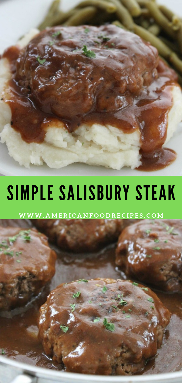 Simple Salisbury Steak - Recipe By Mom