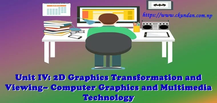2D Graphics Transformation and Viewing – Computer Graphics and  Multimedia Technology
