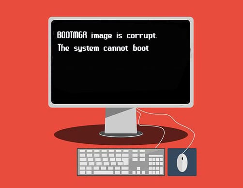Bootmgr image is corrupt