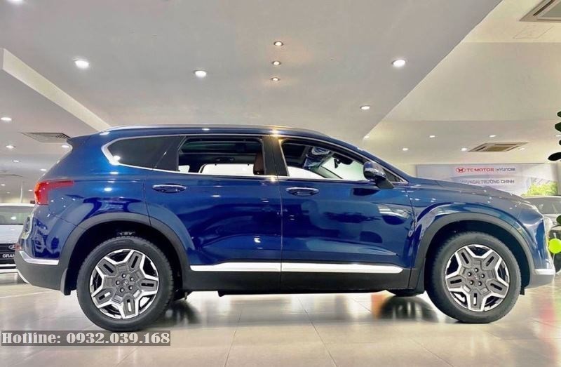 Hyundai SantaFe 2022 màu xanh đen