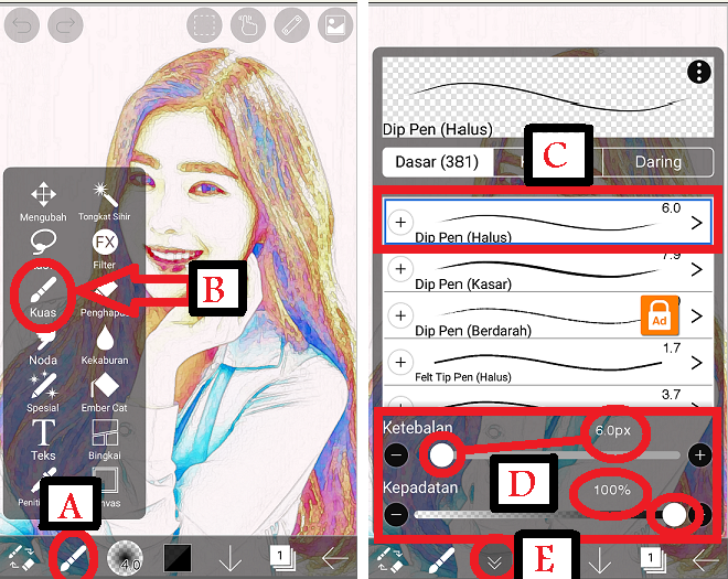 Cara Menggunakan Aplikasi Mengubah Foto Menjadi Anime Di Ibis Paint X