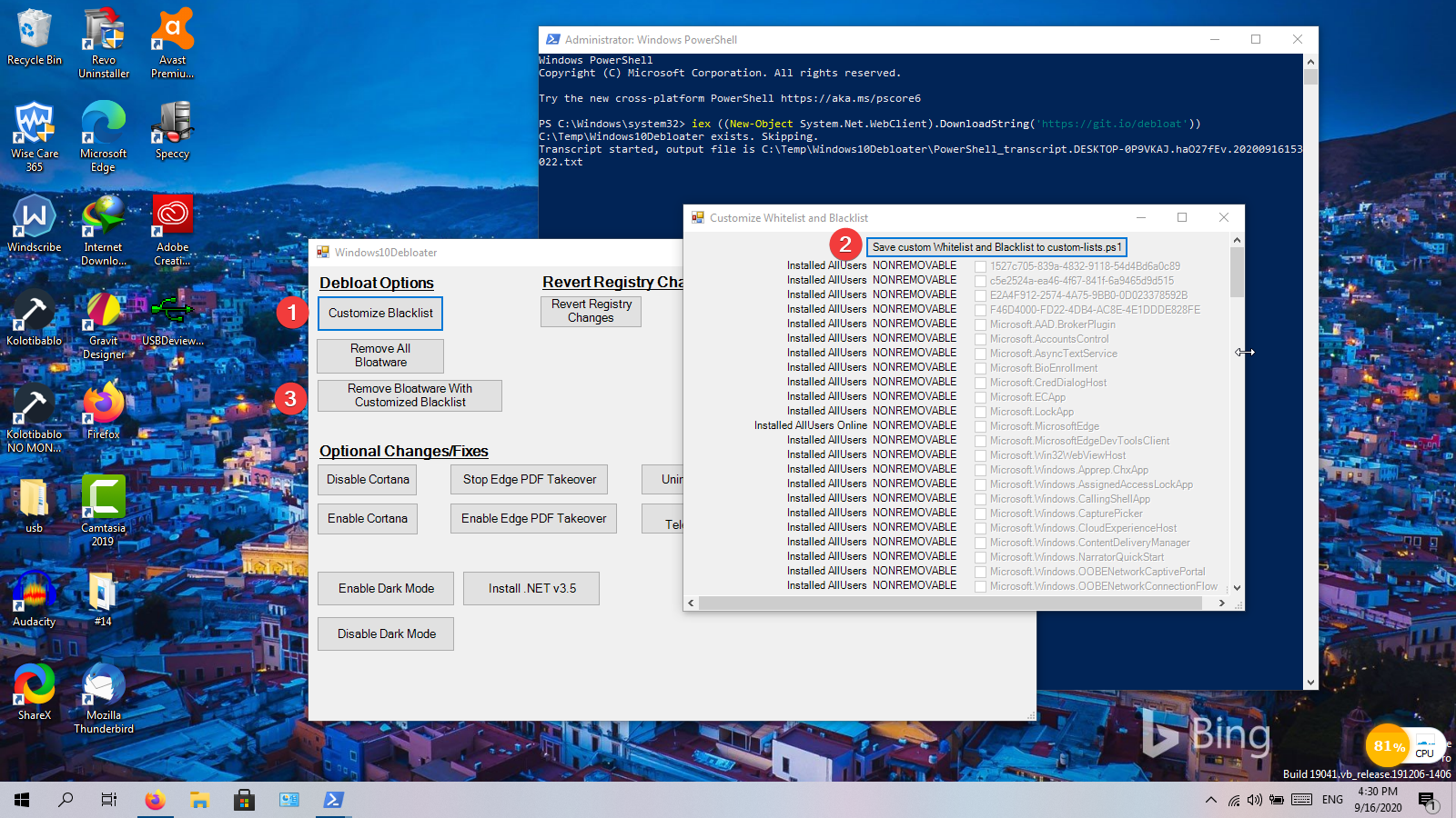 How to debloat Windows 10