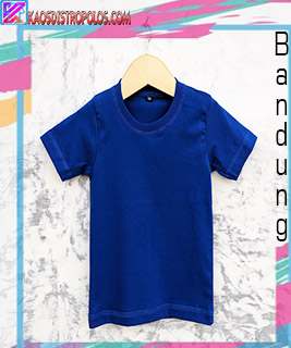 KAOS POLOS ANAK WARNA BIRU BENHUR