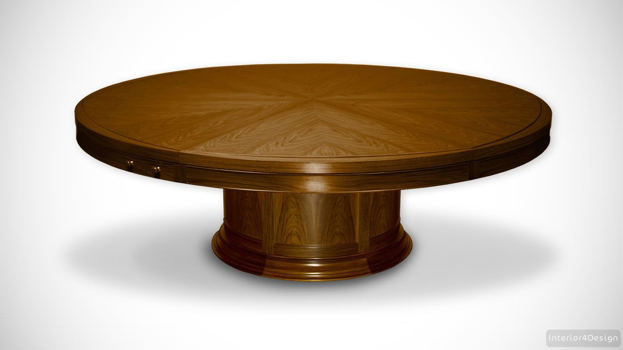 Expandable Round Dining Table The Fletcher Capstan Table BHD Inspiration