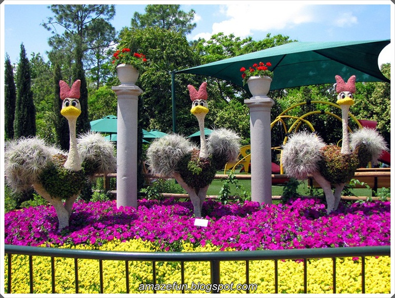 Amazing Fun Flower Festival in Disneyland