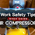 Work Safety Tips When Using Air Compressors #infographic
