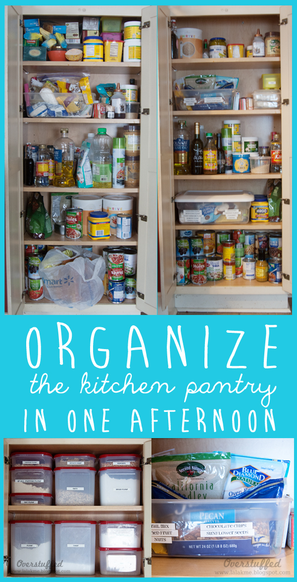 Organizing The Kitchen Pantry Overstuffed