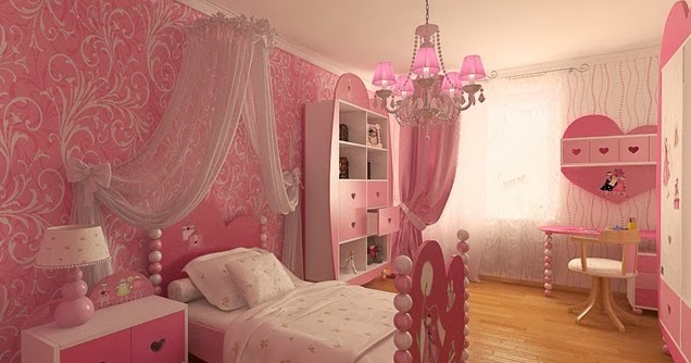 Dormitorio para niñas en color rosa - Ideas para decorar dormitorios