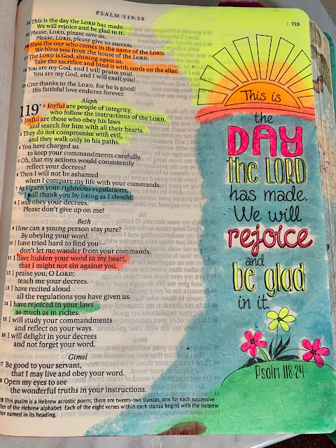 Amy's Creative Pursuits: August and September Bible Journaling Pages
