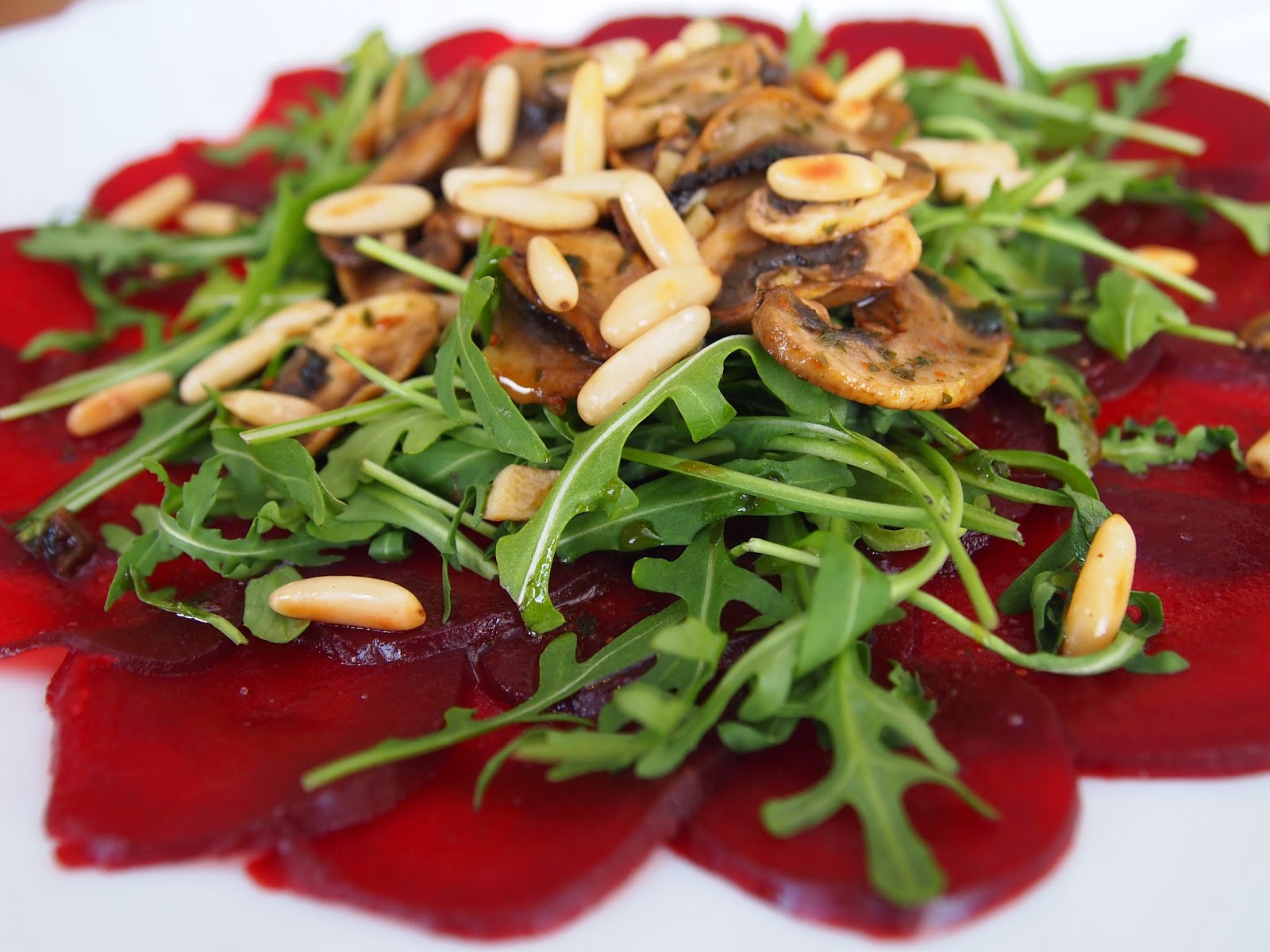 Rote Bete Carpaccio Vegan