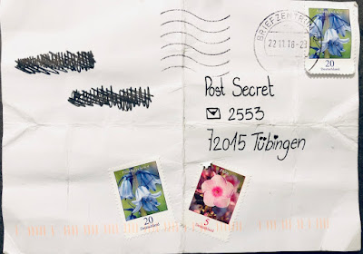 PostSecret auf Deutsch, Postfach 2553, 72015 Tübingen, Germany