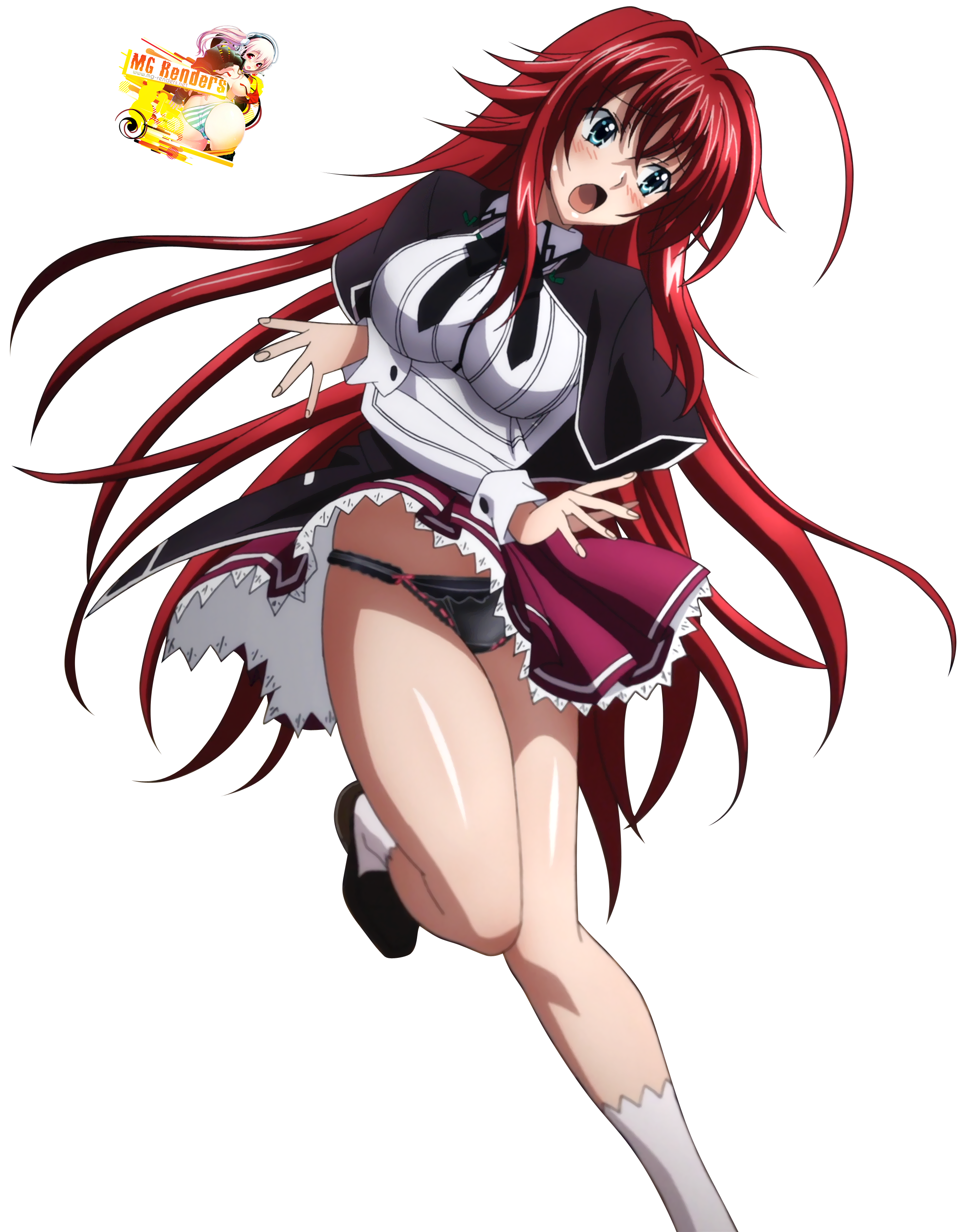 High School DxD - Rias Gremory Render 42 - Anime - PNG.