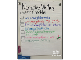 Image result for narrative writing anchor chart
