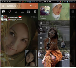 BBM MOD Cewe Sexy Siti Maria Ozawa Transparan Terbaru Gratis v3.2.0.6