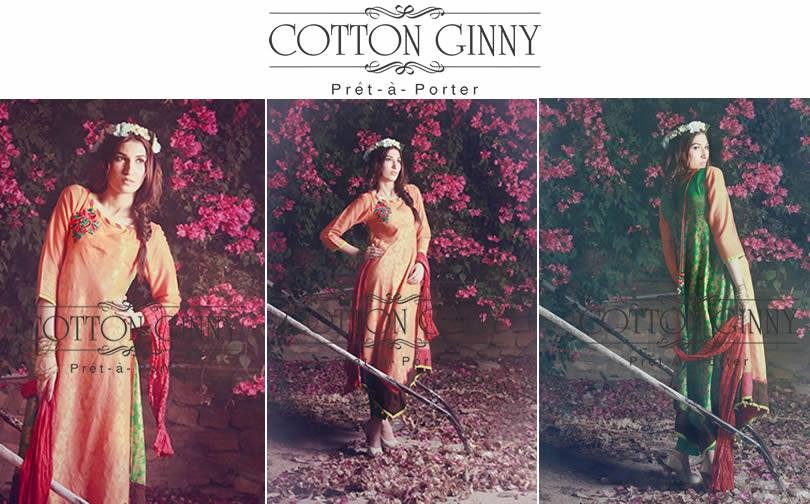 Cotton Ginny Pret a Porter Eid Collection 20132014 Festive Wear