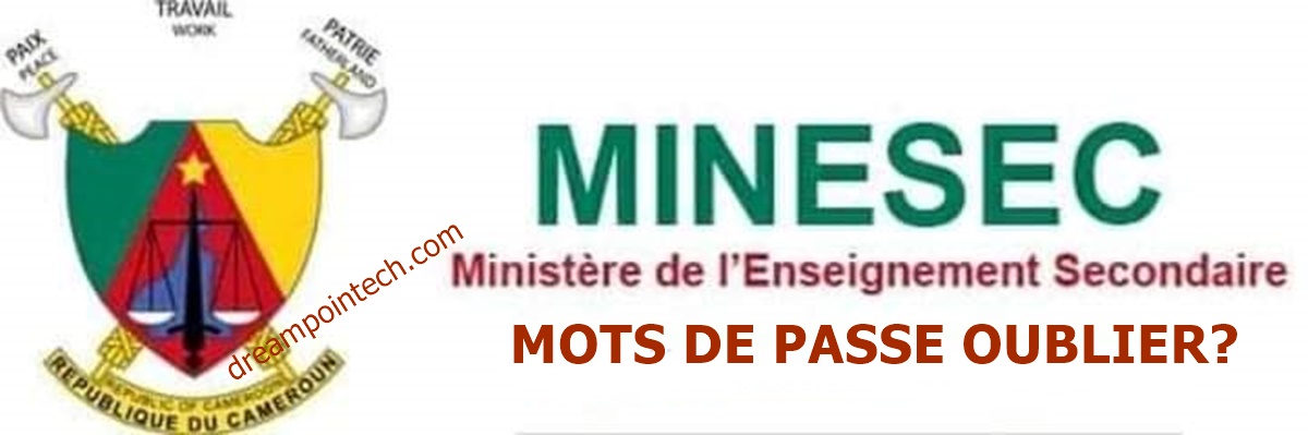 Mots dep passe du compte MINESEC DRH oublier? Comment réinitialiser le mot de passe Minesec DRH?