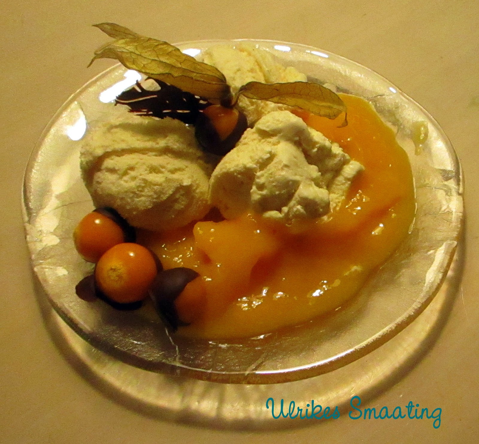 Küchenexperimente: Leckeres Passionsfrucht - Pfirsich Sorbet