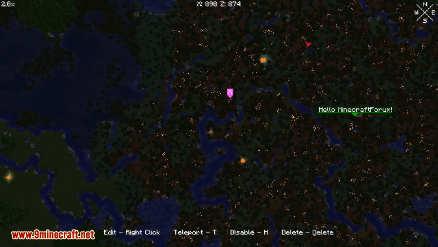 Xaero's World Map Mod - Minecraft Edu