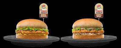 Get both delicious variants of Burger King’s Chicken Crisp Fillet – sweet and tangy honey mustard or zesty garlic mayo with real garlic bits.