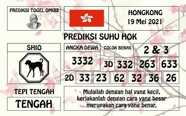 ֎ Syair hk mbah semar hari ini 19 mei 2021 