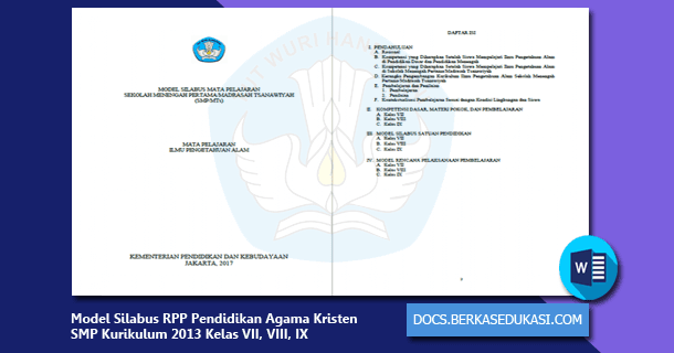 Model Silabus RPP Pendidikan Agama Kristen dan Budi