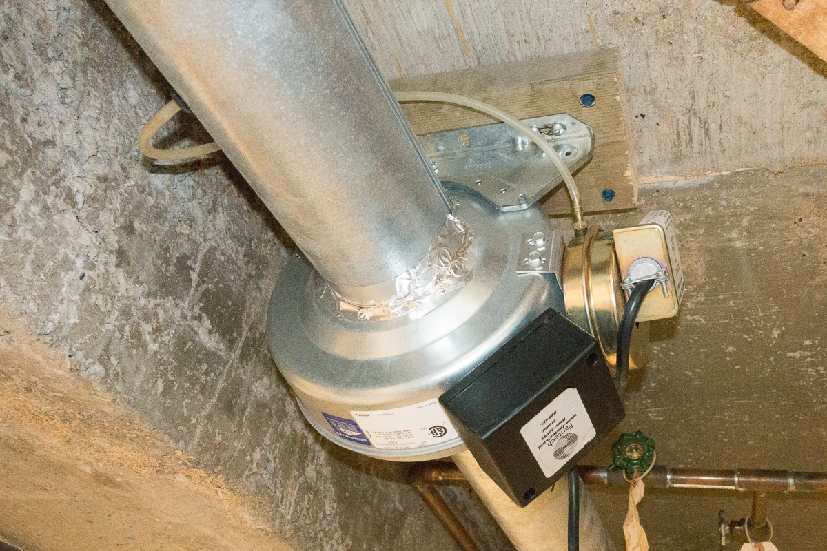 Solving slow clothes drying performance with an inline duct booster fan