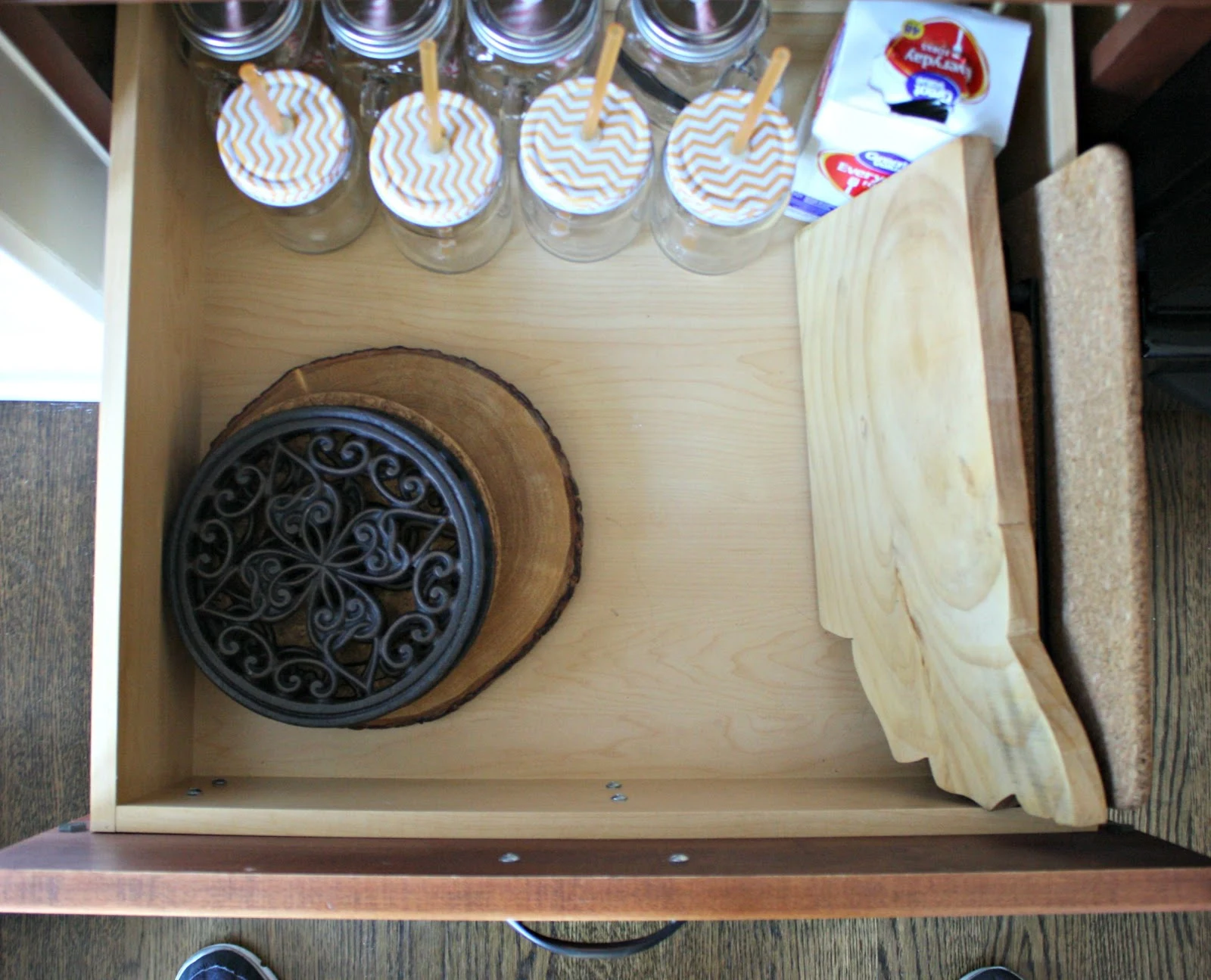 DIY Wood Countertop Spice Rack for the Kitchen, Thrifty Decor Chick