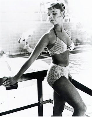Yvonne Craig bikini photo shoot