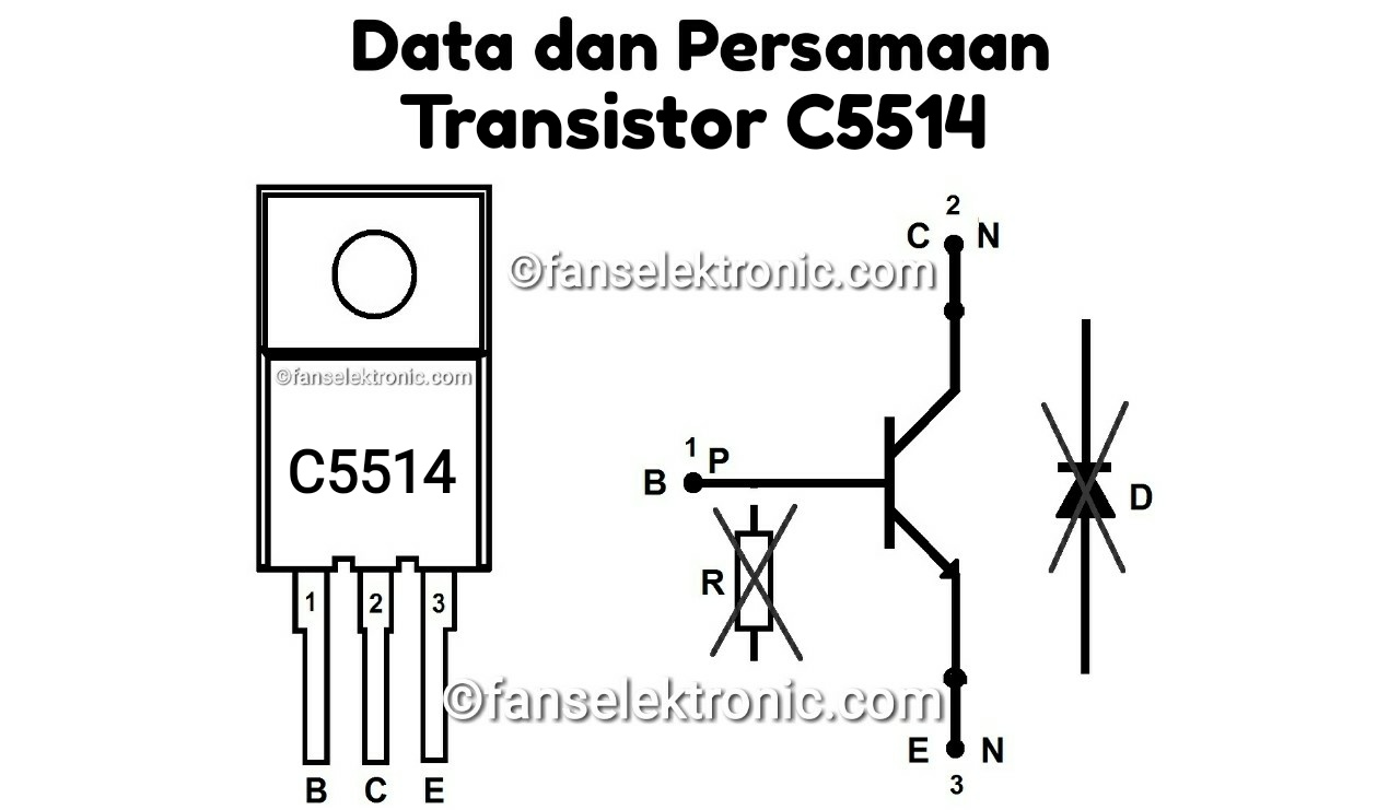 daftar transistor dan persamaannya
