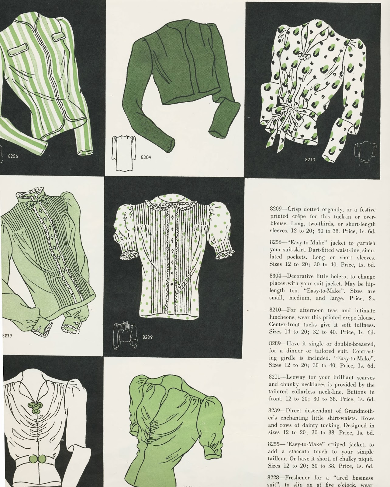 Dividing Vintage Moments : Be Glad It's Spring 1939 -Corseletted Chic A ...