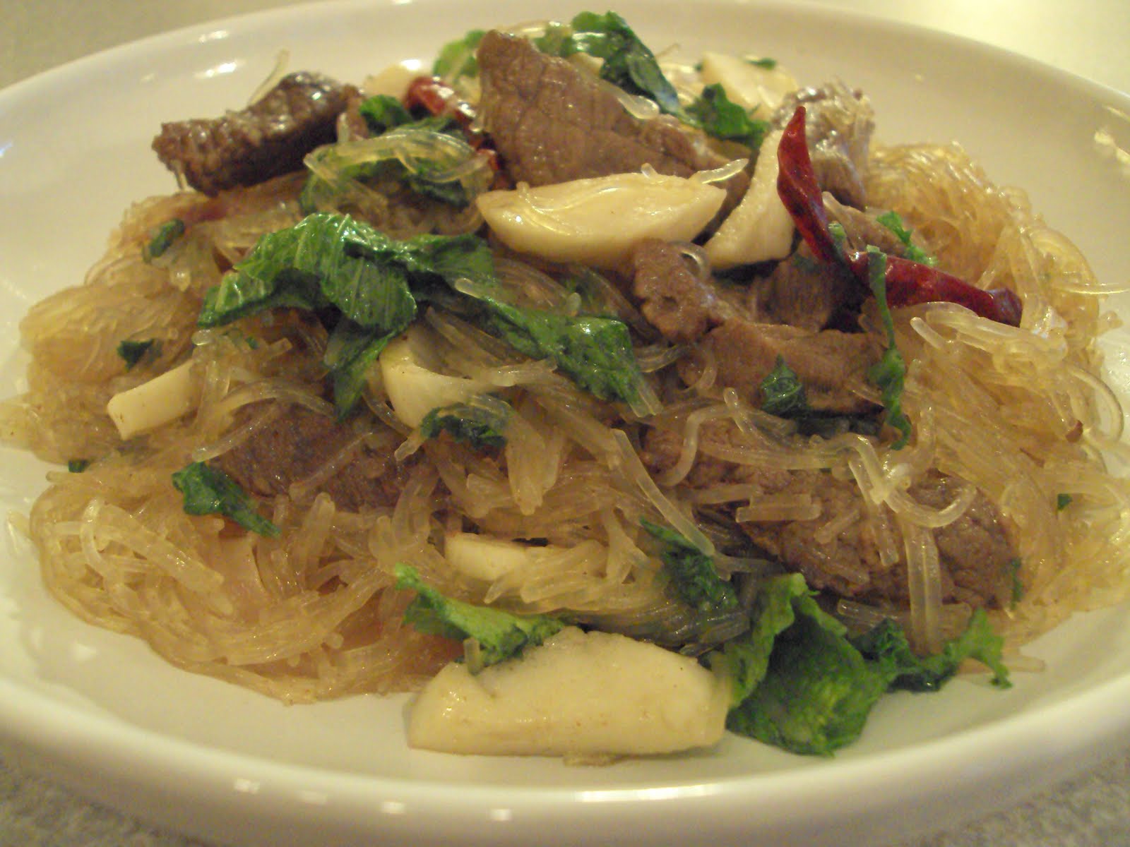 OYSTER BEEF GLASS NOODLES