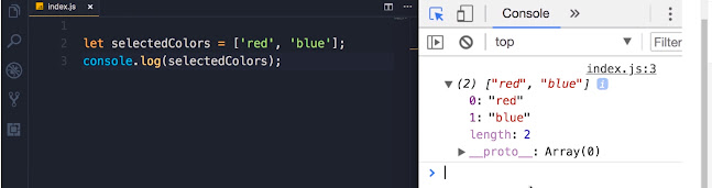 Javascript Notes: 02 - Arrays