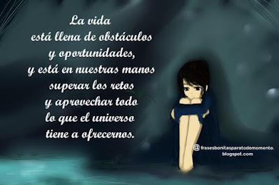 La vida está llena de obstáculos y oportunidades, y está en nuestras manos superar los retos y aprovechar todo lo que el universo tiene a ofrecernos.