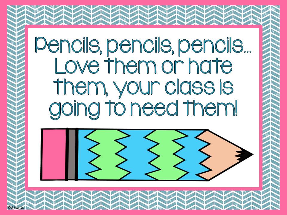 Fern Smith's Classroom Ideas - Is Pencil Management Killing Your Small Group Instruction Time? A K-2 I Teach Linky Party!