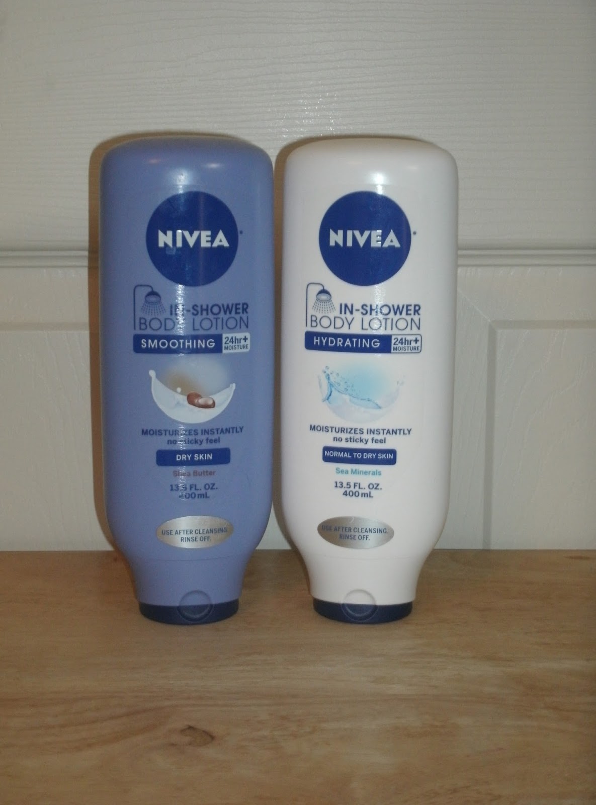 Nivea InShower Body Lotion Smoothing Shea Butter and Hydrating Sea