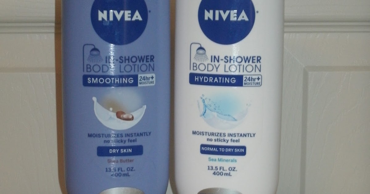 Nivea InShower Body Lotion Smoothing Shea Butter and Hydrating Sea