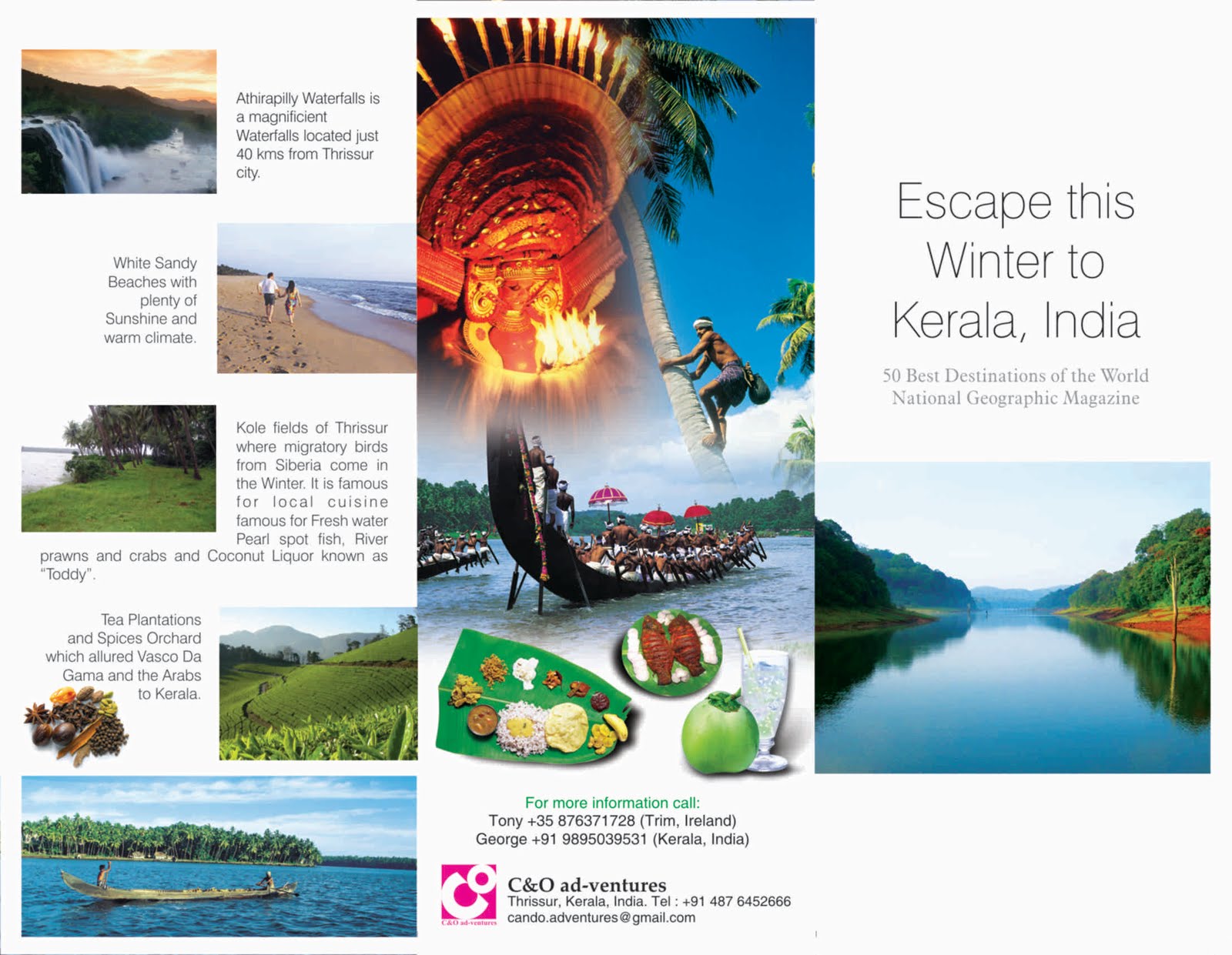 tour brochure of kerala
