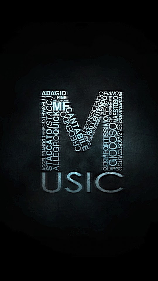   Creative Music Letters   Android Best Wallpaper