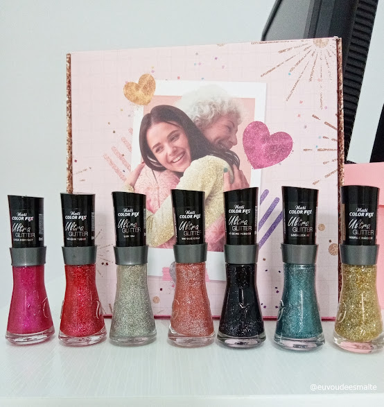 Recebidos: Coleção Ultra Glitter Nati Cosmetica