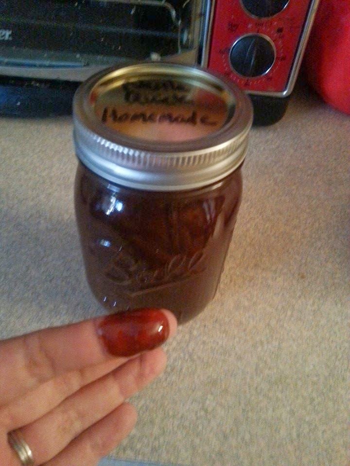 Lime Green Purples Homemade Nestle Quick Syrup