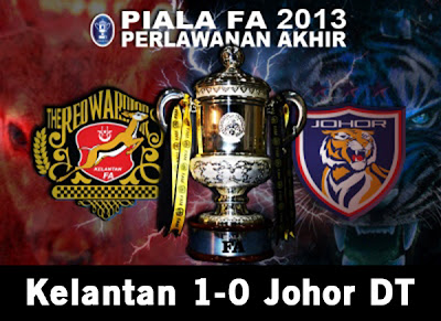 Tahniah! Tahniah! Well done. ..pada pasukan bola sepak Kelantan yang