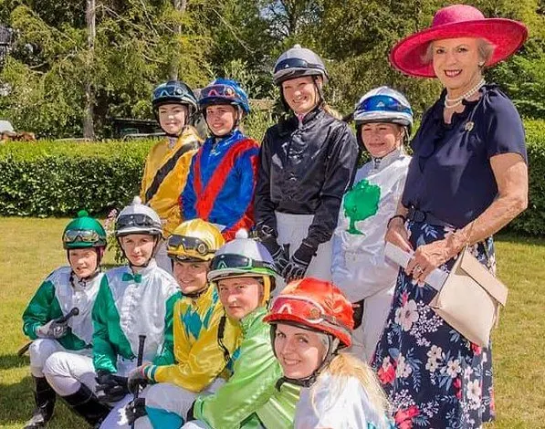 This year, the winner was Lea Olsen. The race is for female amateur riders. at Klampenborg Racecourse. Crown Princess Mary