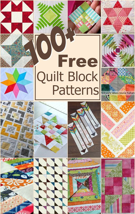 Quilting Land 100+ Free Quilt Blocks Patterns