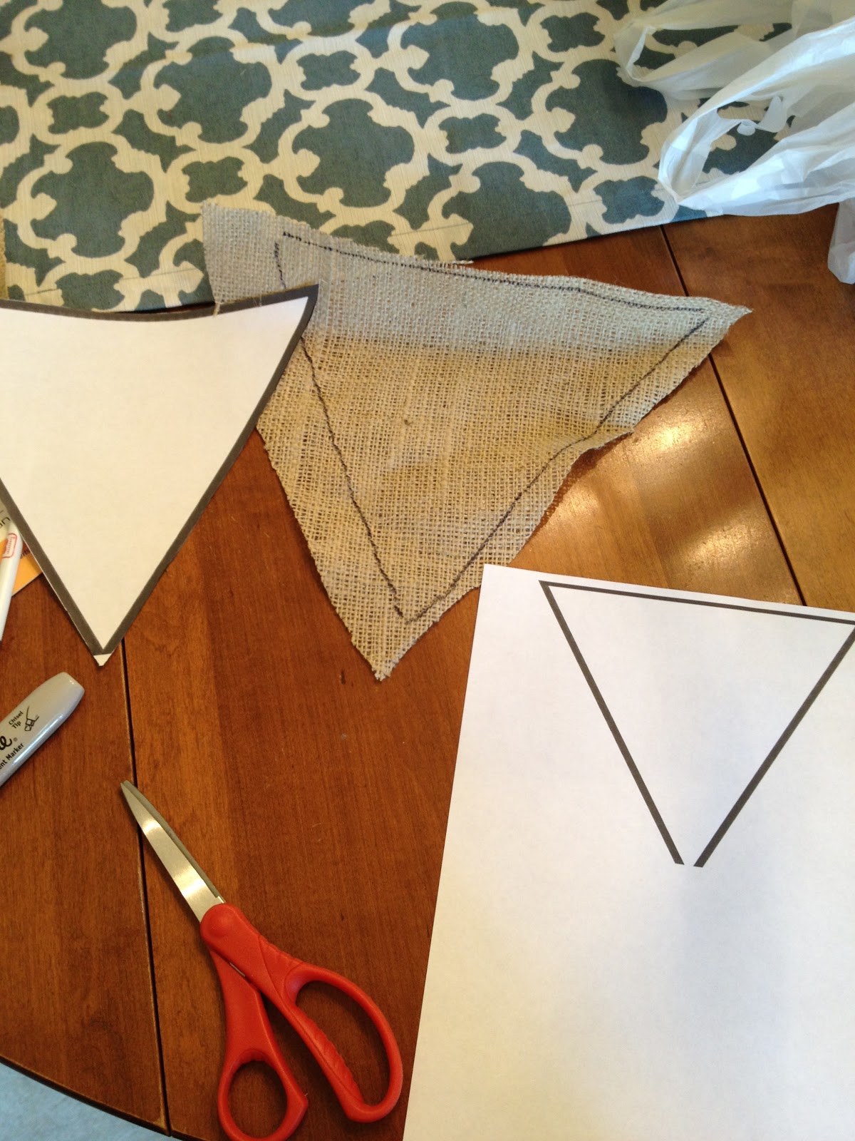 Lace Decor How To Make a Bunting Flag