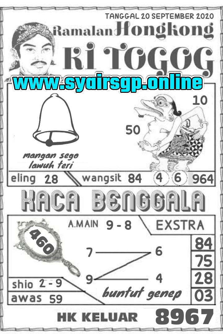 Nagasaon HK Syair Minggu 20092020 Nagasaon HK