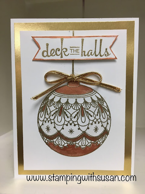 Stampin' Up!, Shimmer Paint, www.stampingwithsusan.com, Beautiful Baubles