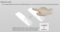 Braille Concept Phone for the Visually Impaired that uses braille 3